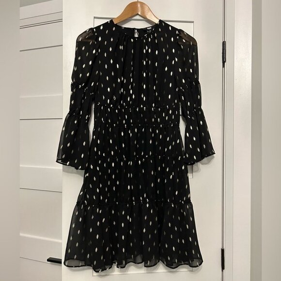 Dkny Dresses & Skirts - DKNY Black Metallic Embellished Dress